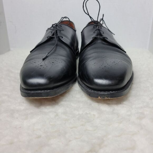 Allen Edmonds Flatiron Men\'s 15 Shoes Black Leather Brogue Toe Oxford Derby main image 9